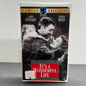 Its a Wonderful Life (VHS, 1993) James Stewart Donna Reed Frank Capra X5